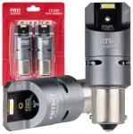 LED CANBUS PRO series BA15S  P21W 2x1860SMD White 12/24V FULL CANBUS with FANAMIO-03603