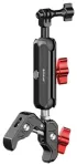 PULUZ motorcycle mount for sports cameras (including Osmo Action 5 Pro, Insta360 X5 / X4 / X3)(PU3211)