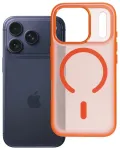 Case for iPhone 17 Pro / 18 Pro Flexline Mag Cover compatible with MagSafe orange