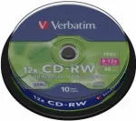 Verbatim Matricas CD-RW SERL 700MB 12x, 10 Pack Spindle