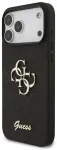Guess PU Fixed Glitter 4G Metal Logo Case Aizsargapvalks priek&scaron; Appe iPhone 17 Pro Max