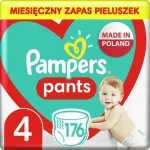 Pampers Pants Autiņbiksītes‑Biksītes 4. Izmērs (9‑15kg) 176gab