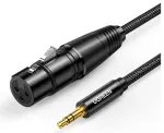 UGREEN AV182 XLR uz 3.5mm jack kabelis 2m / melns