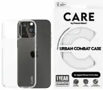 CARE by PanzerGlass Urban Combat Case telefonų dėklas, skirtas iPhone 15 Pro Max 6,7" permatomas|transparent 1424