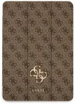 Guess GUFC11PM24PS4SGW iPad Pro 11" 2024  brązowy|brown Magnetic 4G Big Logo