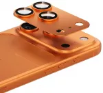 Benks Glass Warrior Metal Integrated kameros apsauginis stiklas telefonui iPhone 17 Pro Max oranžinis (3 vnt.)