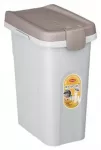Talpykla naminių gyvūnėlių maistui laikyti 6kg 15L 33x22x41cm balta/&scaron;viesiai pilka