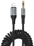 Kabelis AUX Jack 3,5 mm to Lightning Hoco 1,5 m UPA33A juodas
