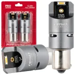 LED CANBUS PRO series PY21W 2x1860 SMD Amber 12V 24V AMIO-03604