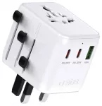 SBS Universal Travel Adapter kelioninis įkroviklis | 20W | PD | USB-A, USB-C