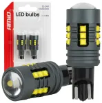 LED bulbs STANDARD T15 2525 18SMD White 12/24V AMIO-04994