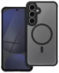 Full Matte Mag telefono dėklas su MagSafe palaikymu Samsung Galaxy S24 FE (S721) juodas