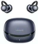 Ausinės TWS USAMS R03 Echo Clip-on Bluetooth 6.0 bevielės, mėlynos
