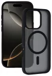 Tel Protect Aura Matte telefono dėklas su MagSafe palaikymu iPhone 16 Pro Max juodas