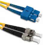 Qoltec Patchcord fiber optic SC/UPC - ST/UPC | Singlemode | 9/125 | G652D | Duplex | 3m