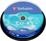 Matricas CD-R Verbatim 700MB 1x-52x Extra Protection, 10 Pack Spindle