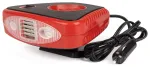 Heater-defroster-fan with light 12V