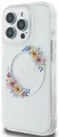 Guess IML Flowers Wreath MagSafe Case Aizsargapvalks Priek&scaron; Apple iPhone 16 Pro