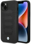 BMW BMHCP14S22RPSK dėklas iPhone 14 6,1" juodas odinis su sėdynių ra&scaron;tu