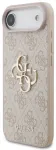 Guess PU 4G Metal Logo Strap Case Aizsargapvalks priek&scaron; Apple iPhone 17 Air Pink