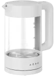 AENO EK5 Electric Kettle, 1.7L, Temp Control 40-100&deg;C, Strix, White
