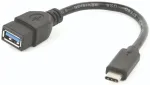 Gembird A-OTG-CMAF3-01 OTG adapteris USB Type-C uz USB-A 0.2m USB 3.0 / melns