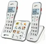 Geemarc AmpliDECT 595-2 Telefonas klausos sutrikimams su paveikslėlių mygtukais