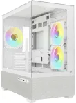 Korpusas Sharkoon Sharkoon korpusas MK7 ARGB mATX 2x stiklas White