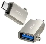 Joyroom Adapteris, vyri&scaron;kas Type-C 3.2 į moteri&scaron;ką USB su virvelės kilpa, Silver (S-H151)