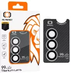 Tempered glass Tel Protect Titanium Lens 99% AR Aramid Series on camera for Samsung Galaxy S25 (lens 3 pcs)