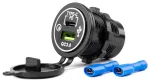 Waterproof phone charger USB+USB-C 12/24V MOD-08