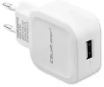 Qoltec Charger kelioninis įkroviklis | 12W | USB-A | baltas