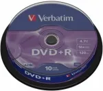 Verbatim Matricas DVD+R AZO 4.7GB 16x 10 Pack Spindle