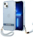 Guess GUHCP13SHTSGSB Aizsargapvalks priek&scaron; iPhone 13 mini 5,4" / zils
