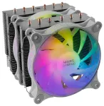 Mars Gaming MCPU-XT CPU Cooler Dual Tower Cooling 300W 2x120mm ARGB Dzesētājs procesoram