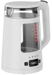 AENO EK6 Electric Kettle, 1.7L, LED Display, Temp Control 40-100&deg;C, Strix