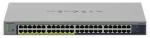NETGEAR GS748PP - Switch - unmanaged - 24 x 10/100/1000 + 24 x 10/100/1000 (PoE+) - Desktop, wandmontierbar - PoE+ (380 W)