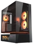 Corpora Cougar Midi-Tower CFV235 Vision korpusas, ARGB, Stiklas, Black