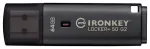 Kingston IronKey Locker+ 50 G2 64GB USB 3.2 atminties įrenginys