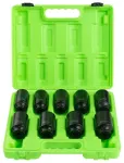 1/2" PAVAROS 6 BRIAUNŲ HEX GILIOS SMŪGINĖS RATO VERŽLIŲ GALVUTĖS ,9VNT DS1114