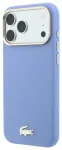 Lacoste PU Leather Champs Elysees Gold Logo MagSafe Case Aizsargapvalks priek&scaron; Apple iPhone 18 Pro Max