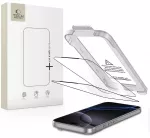 GRAUDINTAS APSAUGINIS STIKLAS TECH-PROTECT QUICK SET+ 2-PACK IPHONE 17 PRO MAX BLACK