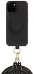Dėklas Just Elegance JE 3in1 PopGrip skirtas iPhone 15 6.1" su laikikliu, juodas (30484)