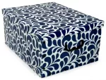 Kartoninė dėžutė 49 x 39 x 25 cm, Big Box Goccia asorti: mėlyna / &scaron;viesiai pilka / bordo