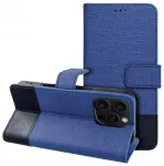 Gomma knyginio tipo telefono dėklas Samsung Galaxy A36 5G (A366) mėlynas