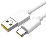 Oppo DL136 duomenų perdavimo ir įkrovimo laidas | USB-A į USB-C | 65W | 1m | baltas (OEM)