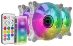Mars Gaming MF-3DKIT Infinity Mirror ARGB 120mm tālvadības datora dzesētāju komplekts
