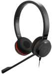 JABRA Evolve 20 SE, Stereo UC, USB C/A adapter, Leather