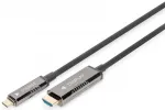 USB kabelis Digitus USB-C - HDMI 20 m Black (AK-330150-200-S)