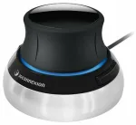 3Dconnexion SpaceMouse Kompakt&reg; Black/Silber - USB 3D Navigations Maus f&uuml;r Windows & macOS